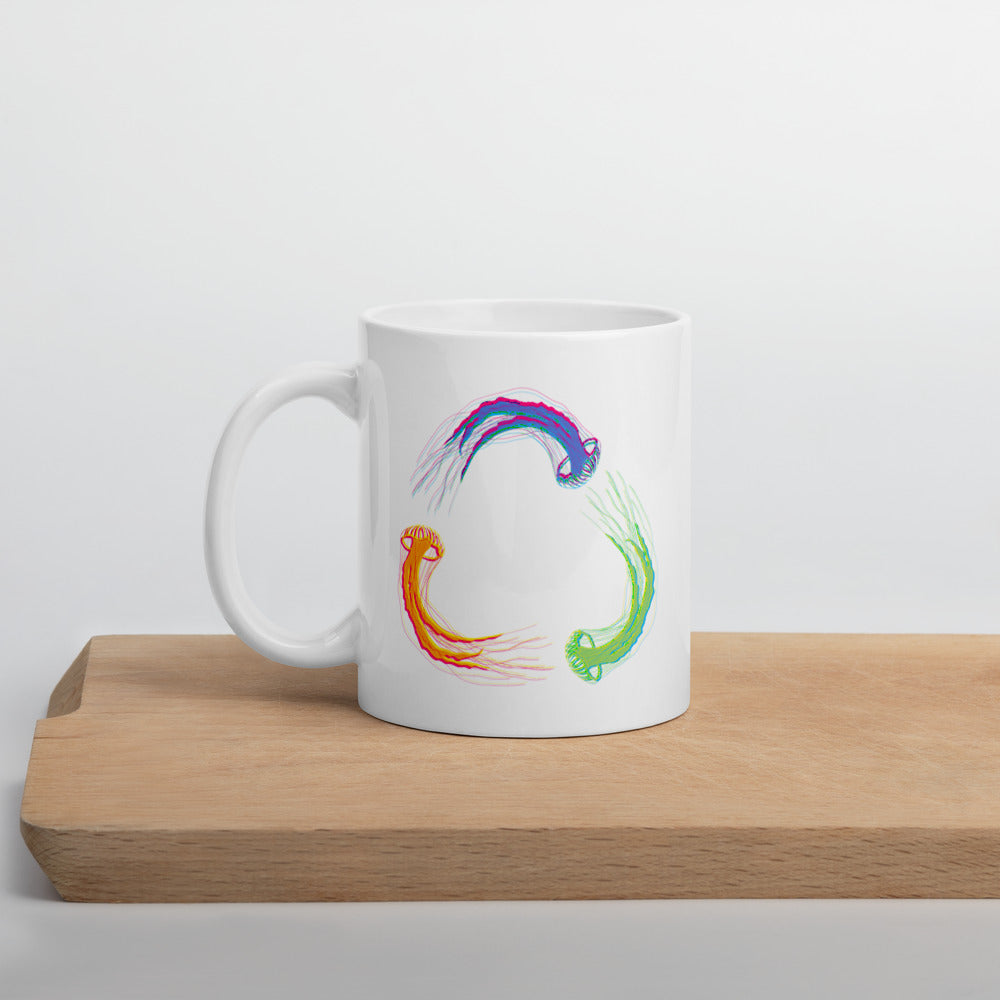 Jellyfish in Color Mug