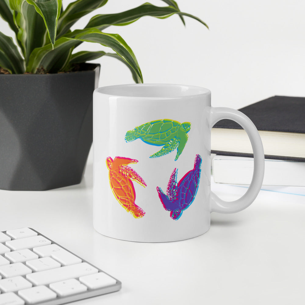 Sea Turtle in Color Mug