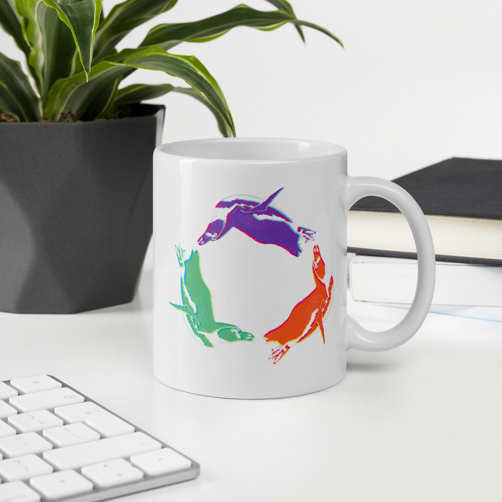 Penguin in Color Mug