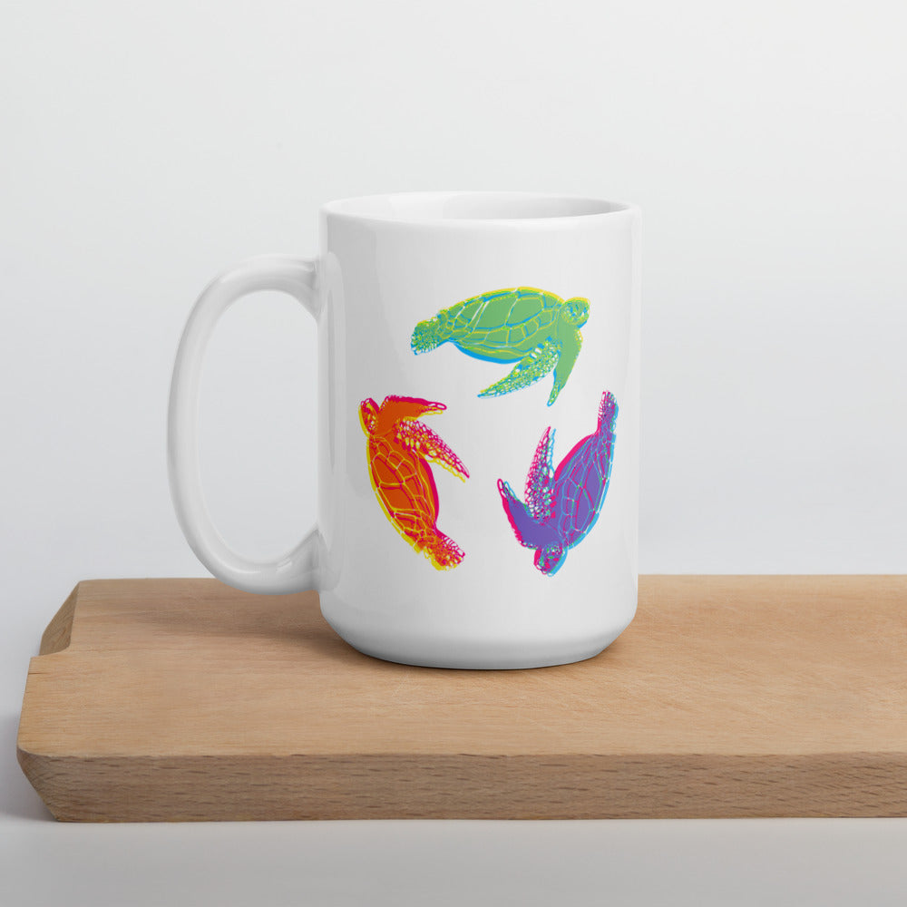 Sea Turtle in Color Mug