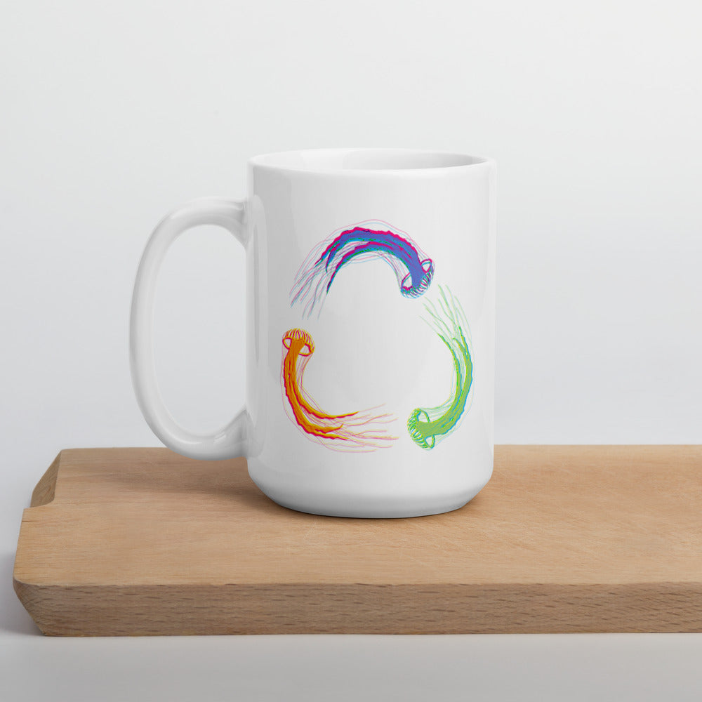 Jellyfish in Color Mug