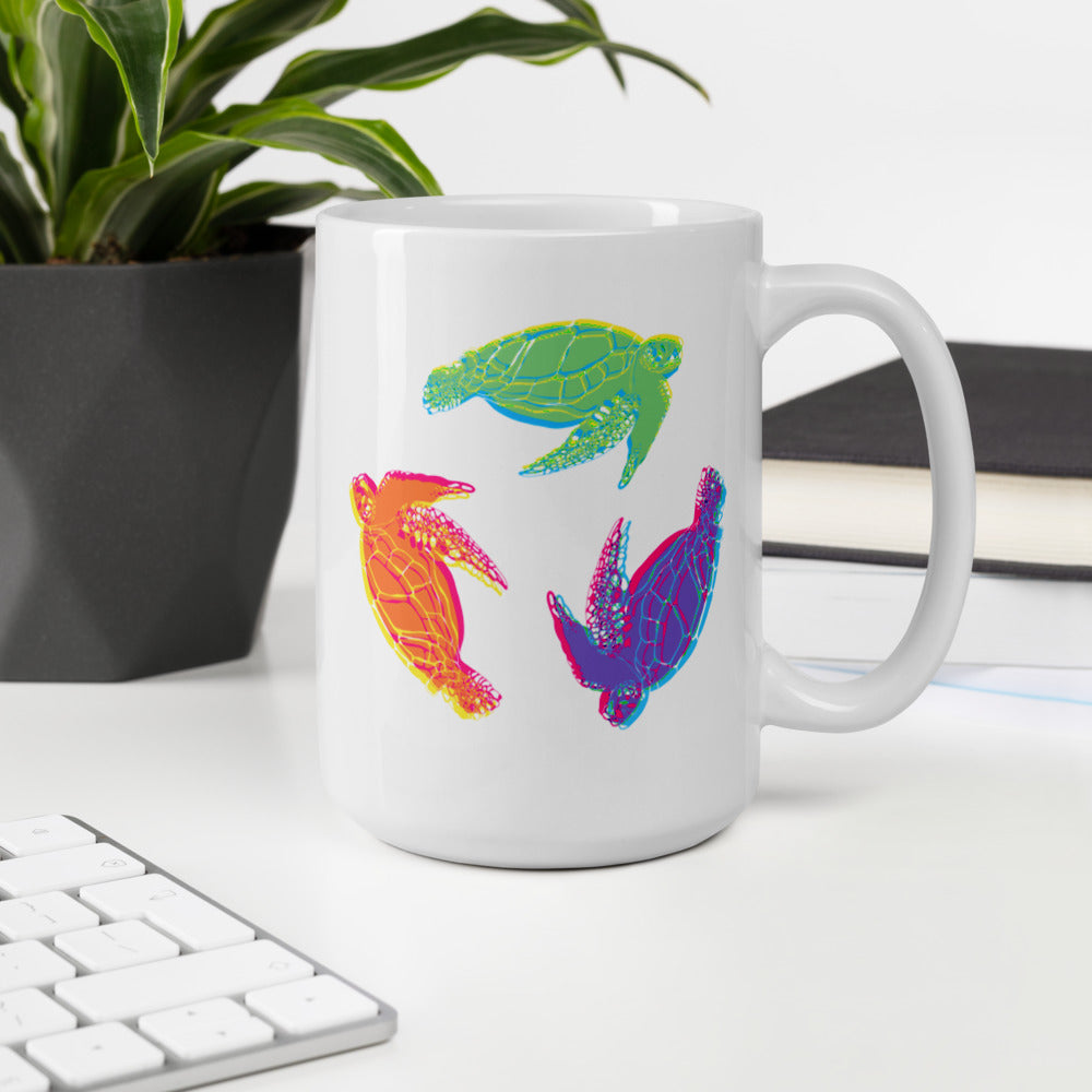 Sea Turtle in Color Mug